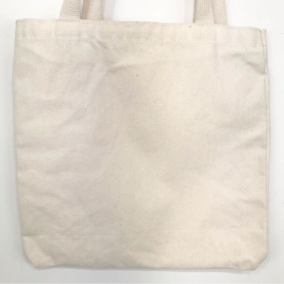 Claudia Pearson City Toe Bag Series New York City Cream Red Artwork Canvas Bag - Picture 10 of 11